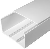 Кабель-канал Промрукав 100x60мм (2000мм) белый (уп. 16м.) картинка